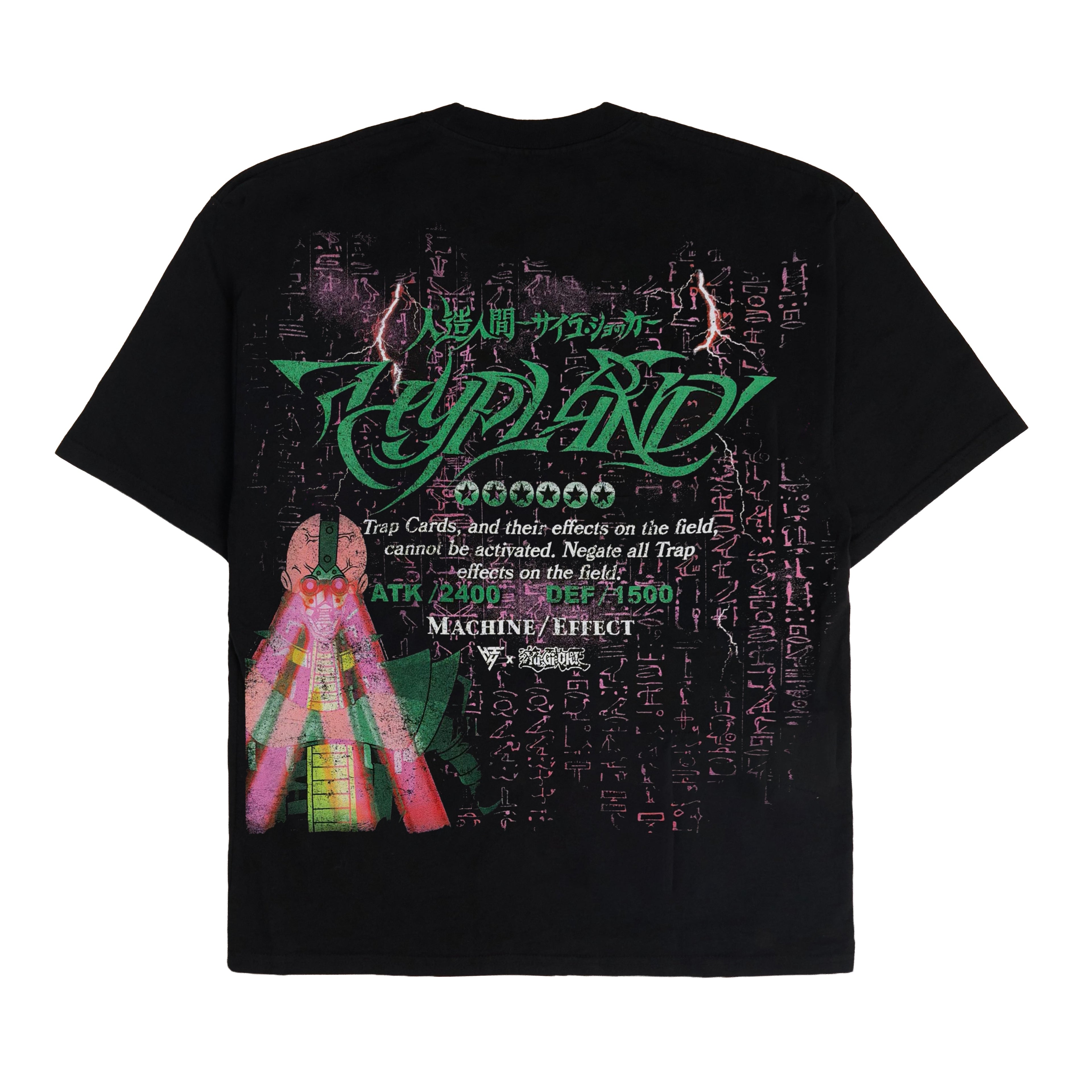 YUGIOH JINZO JUMBO PRINT SHIRT (BLACK)