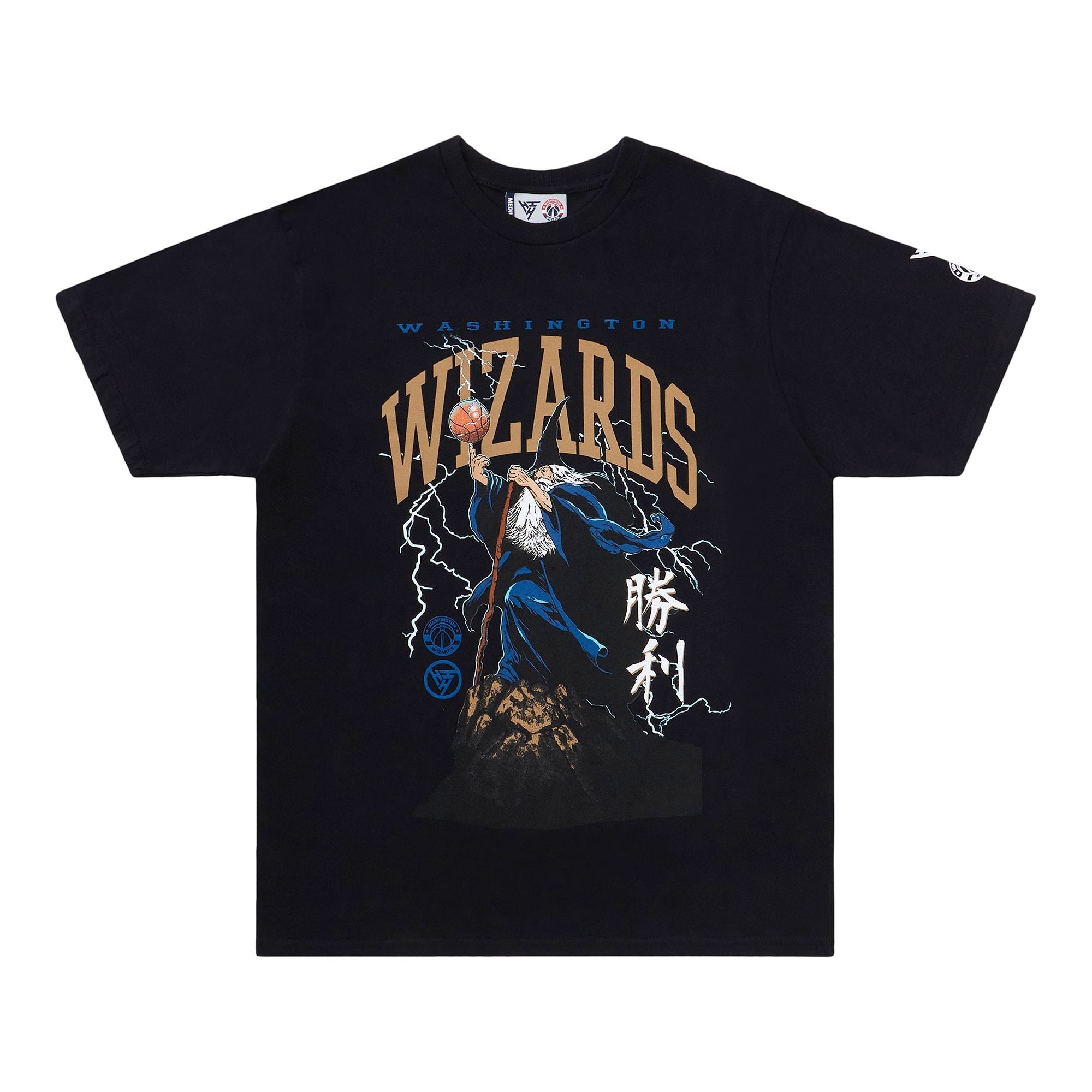 NBA WASHINGTON WIZARDS ALL POWERFUL TSHIRT (BLACK)