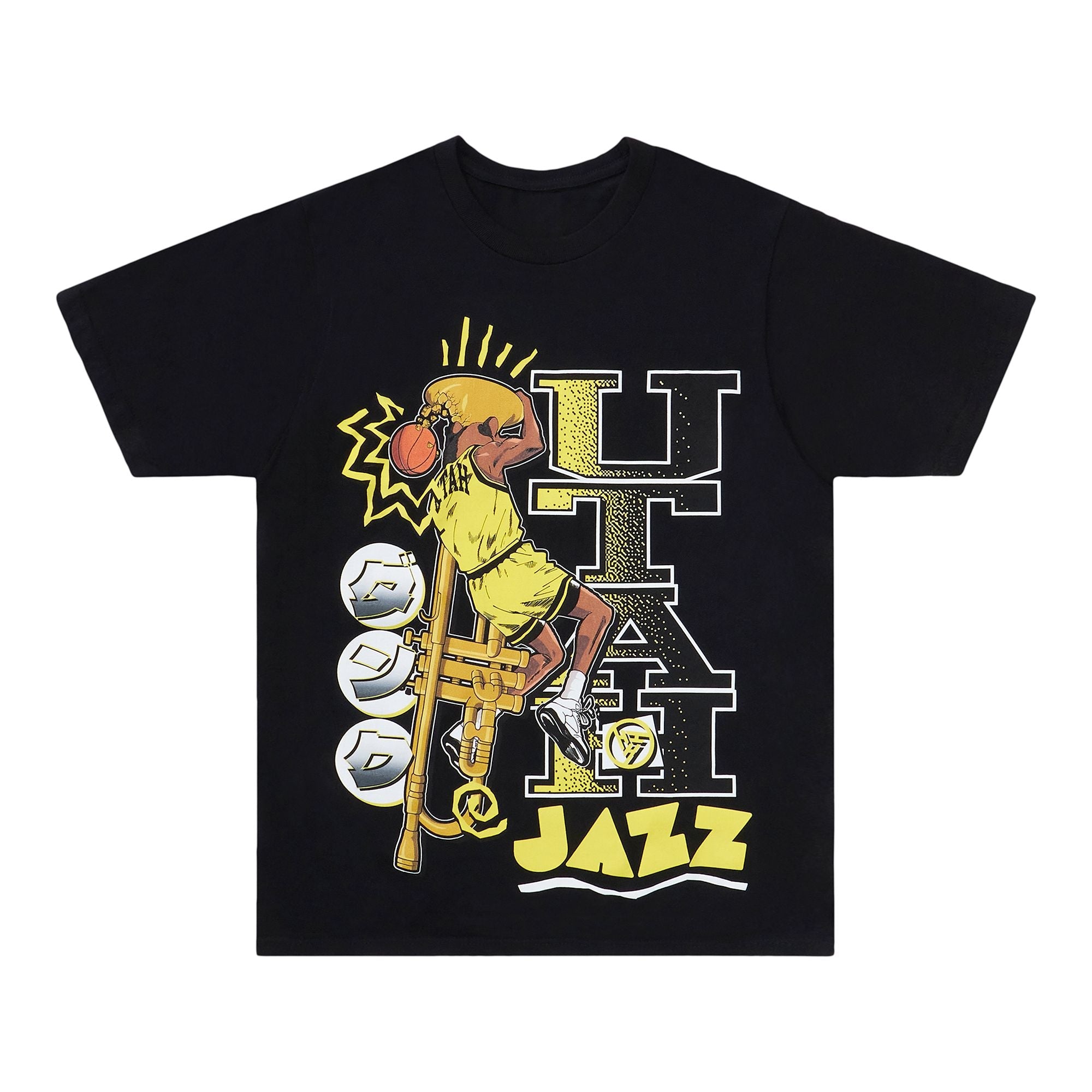 NBA UTAH JAZZ MUSIC T SHIRT (BLACK)