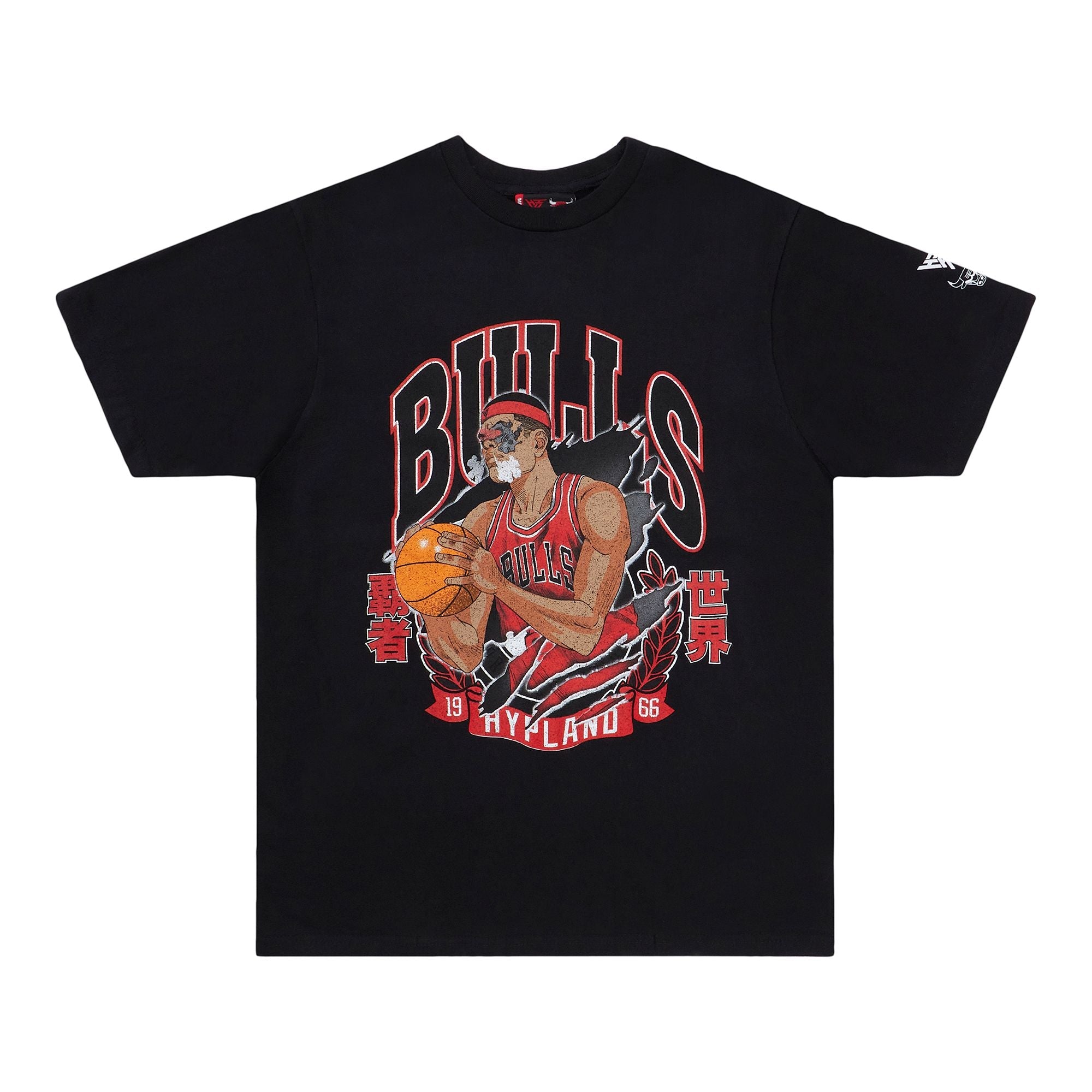 NBA CHICAGO BULLS PLAYER TSHIRT (BLACK)